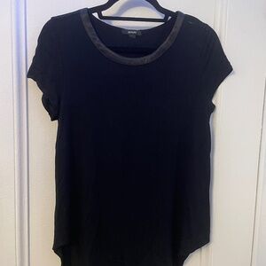 Black blouse top